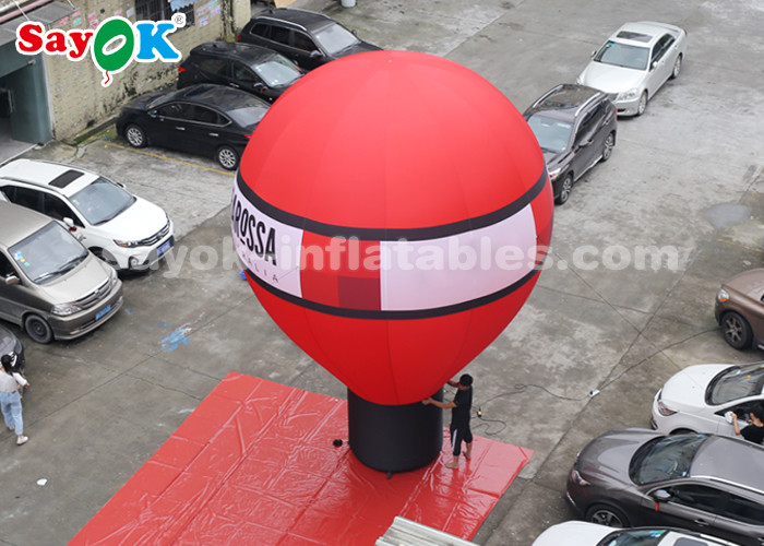 Oxford Cloth 7m Falling Earth Inflatable Balloon For Outdoor Decoration