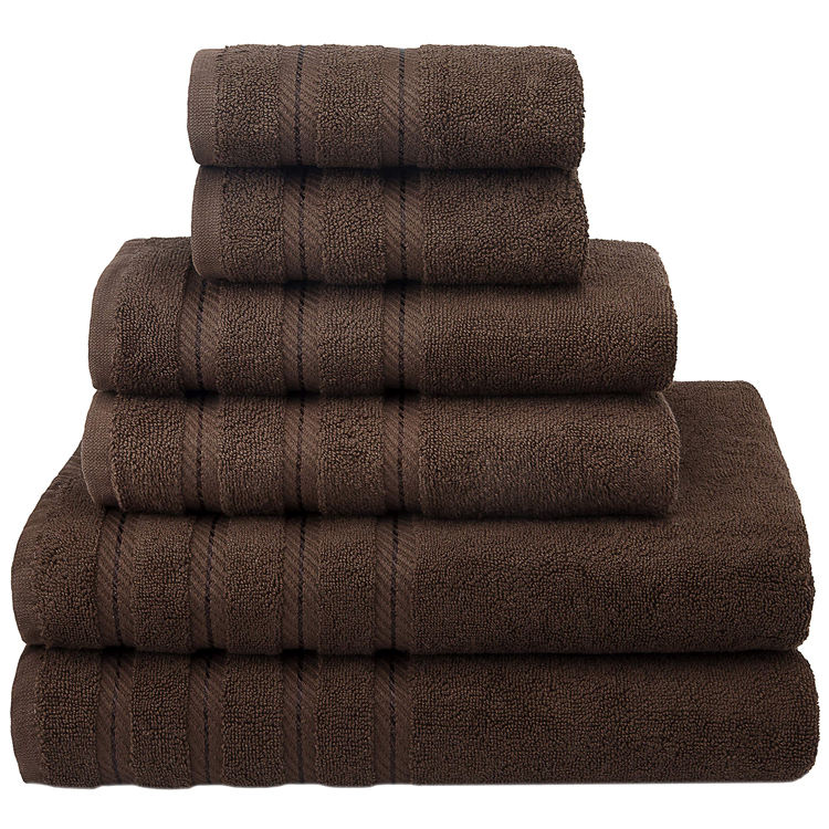 Custom Private Label Luxury Dobby Border 100% Cotton Towel for Adult Bathroom Shower