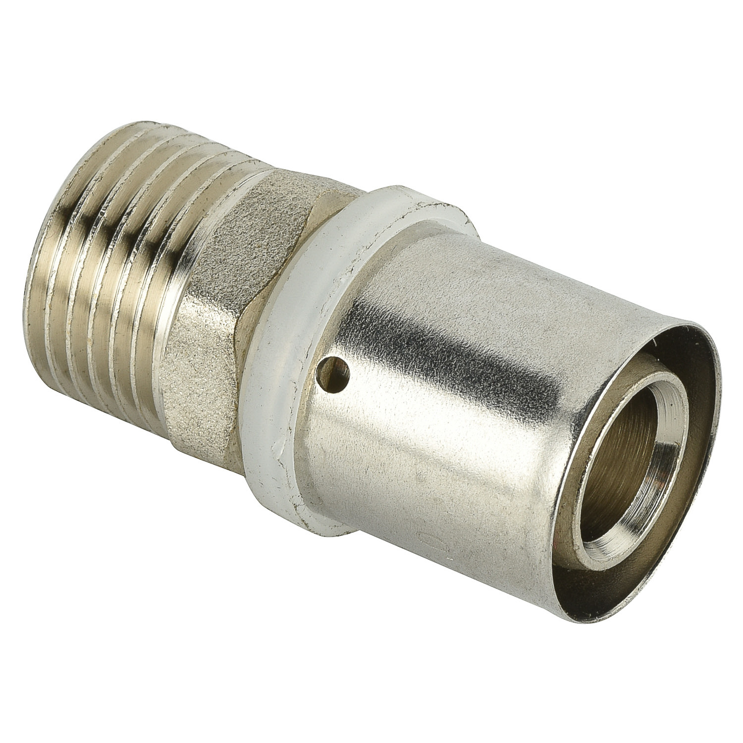 Brass press pipe fitting straight female connector for pex al pex water heating plumbing fittings