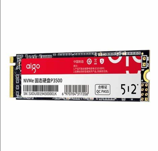 Ai-go P7000 NVMe SSD 1TB M.2 PCIe Metal 5TB HDD Capacity For Desktop Laptop Server PC SATA Expansion Port Bulk Packaged