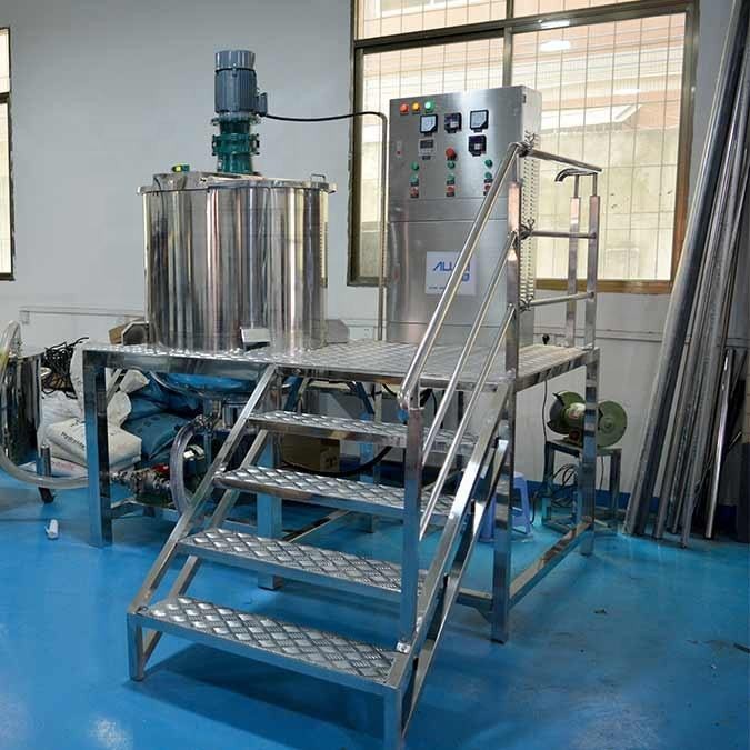 5000L Double Jacket Bath Gel Shampoo Making Machine Liquid Chemical Mixers Liquid Soap Production Line