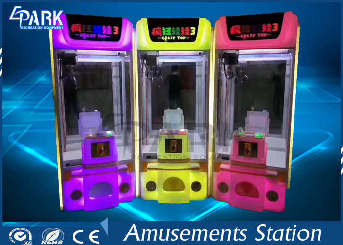 Electronic Crane Game Machine Acrylic Control Panel For Amusement Center