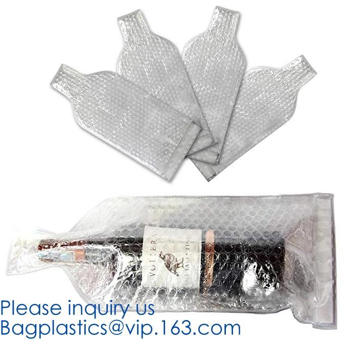 Bottle Protector Bubble Travel Bag,Travel Trip Bag With Bubble Inside And Double ks,Sleeve Travel Bag - Inner Skin