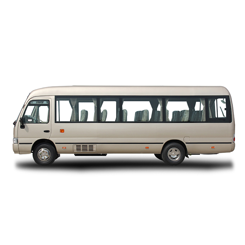 30 Seats Used RHD LHD Mini Coaster Bus with Manual Transmission and 4L Engine Capacity