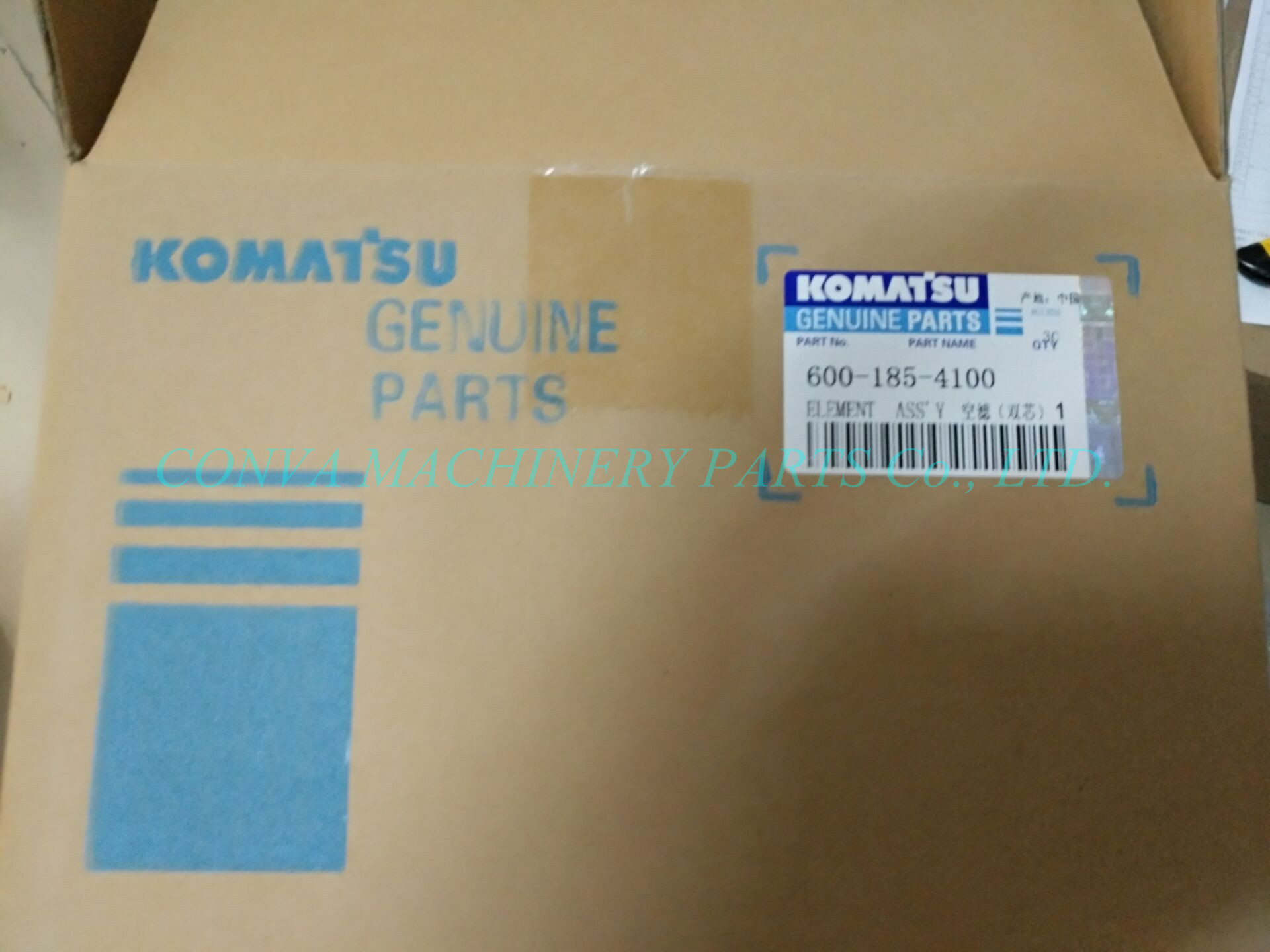 Reliable Fuel Oil Filter , 600-185-4100 Komatsu Air Filter Waterproof