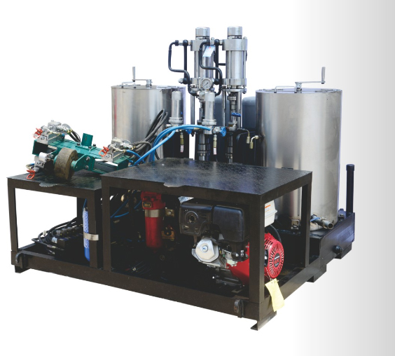 Thermoplastic Paint Material Hot Melt Road Marking Machine With Gear Core Components