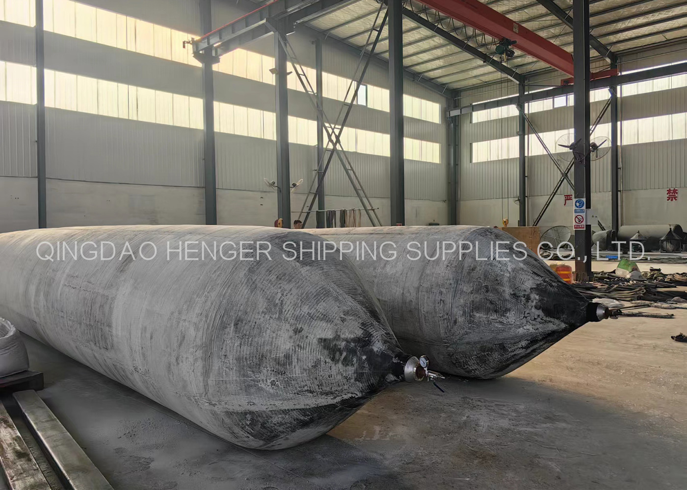High Pressure Black Shiping Launching Heavy Lifting Inflatable Marine Rubber Airbag
