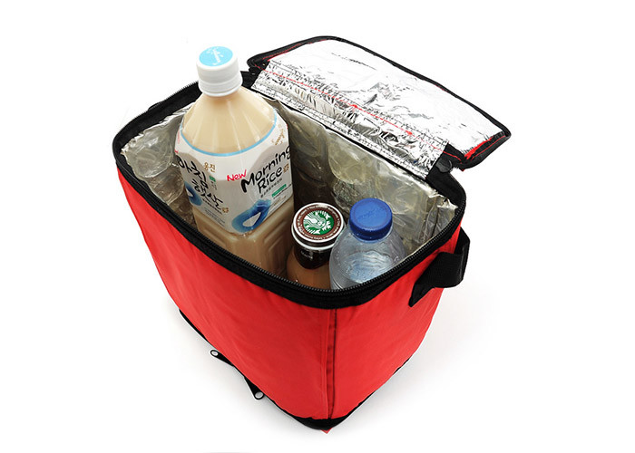 Custom Logo Waterproof Lunch Containers Red Adult Insulated Cooler Tote Bags