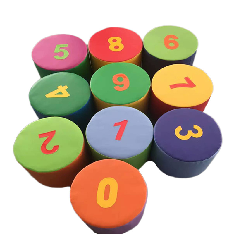 Kids Indoor Soft Play Toys / Foam Figure Numbering Block Environmental Protection