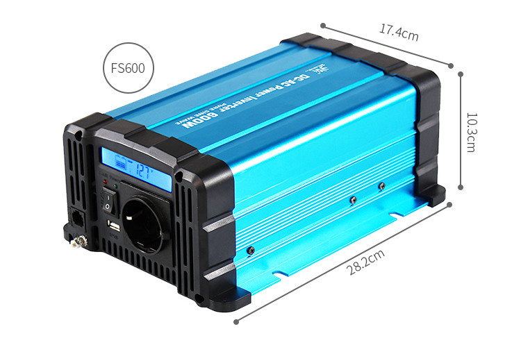 Lcd Display 600 Watt Pure Sine Wave Inverter 12V 24V Dc To Ac 110V 220V
