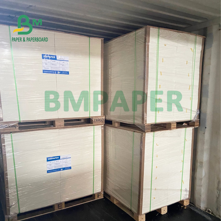 880mm X 730mm 150gsm 157gsm Glossy Couche Papel For Brochures Smooth Surface