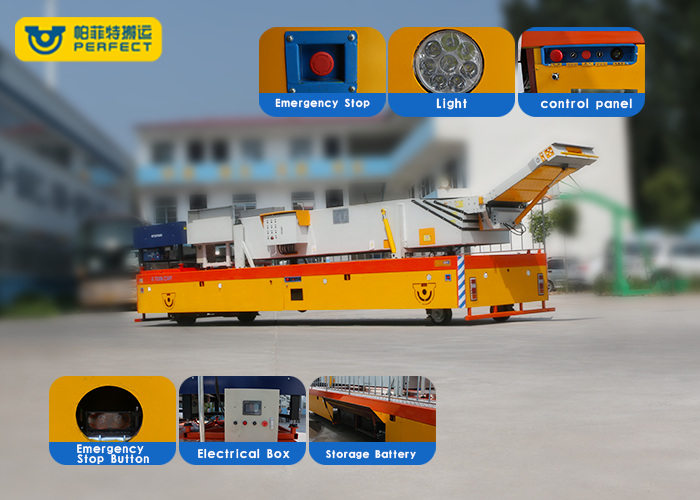 Automated Trackless Transfer Cart for Industrial Material Handling Equipment