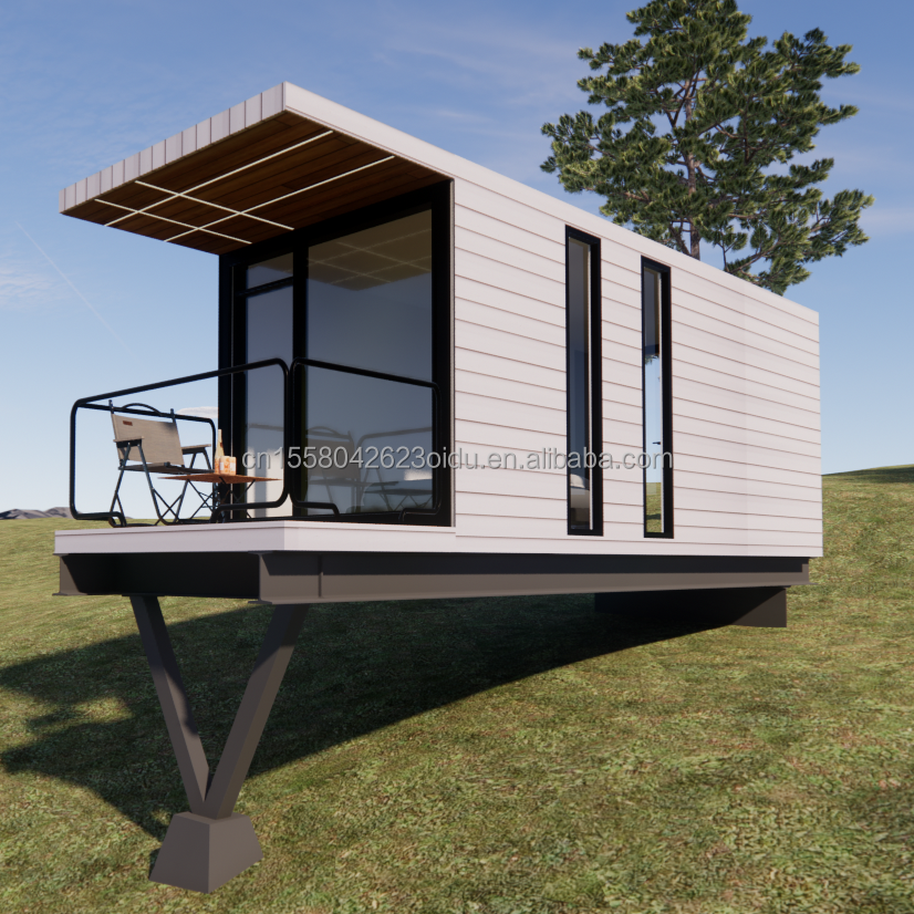 20 FT Modern Design Prefabricated Hanging House Steel Sandwich Panel Container for Outdoor Living For Holiday or Family