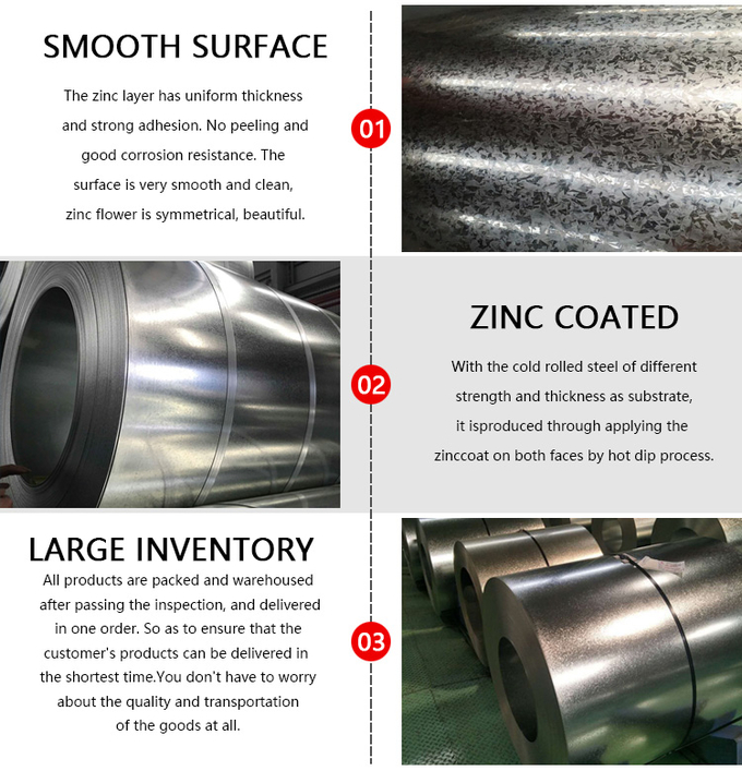 Hot Dipped Galvanized Iron Coil Q215 EN10147 SGCH570 For Building 1