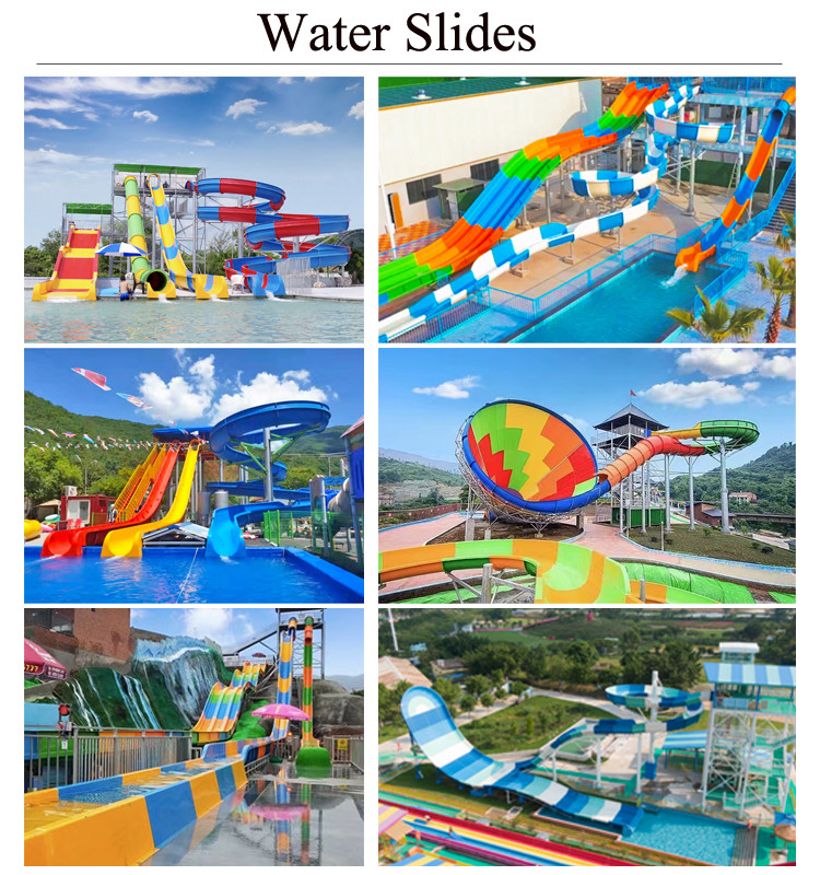 Customized Residential Water Park Equipment Swimming Amusement Park Anti UV