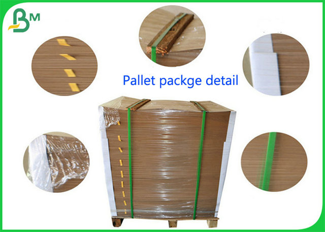 High Resistance Freezing White Back Kraft Paper 325g 365g Of 31inch 35inch