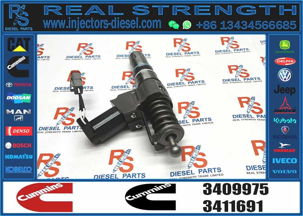 Auto Parts Common Rail Diesel Fuel Injector 3407776 3411385 3087558F For Cummins QSN14 N14