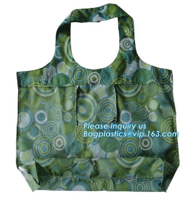 Promotion Custom Eco Friendly Sublimation Polyester Folding Shopping Bag,Promotional Sports Gym Sack Polyester Drawstrin