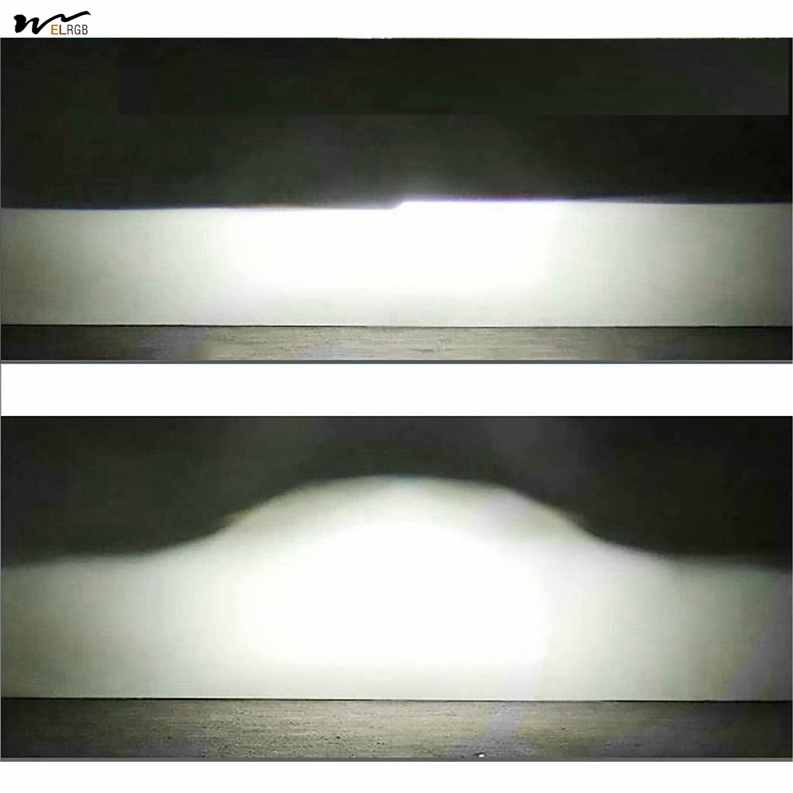 Universal LED Headlight Kit for H1 H4 H7 Automotive Motorcycle Honeycomb Projection Lens