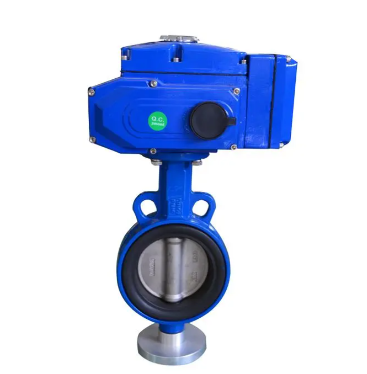 Excellent Performance Wafer EPDM Soft Sealing Butterfly Valve with Pneumatic Actuator