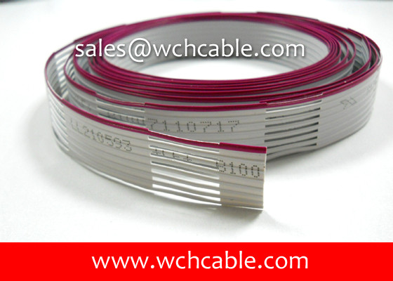 UL4411 XLPE Flat Ribbon Cable Tinned Stranded Copper Conductors 125C 300V