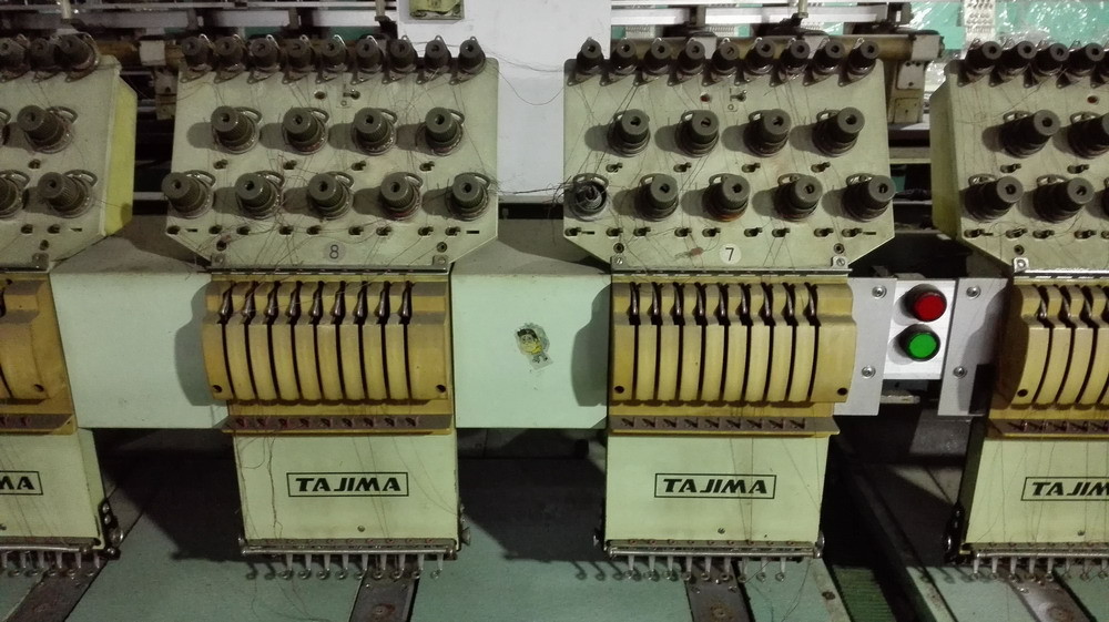 Programmable 18 Heads Used Tajima Embroidery Machine For Business TME-DC918