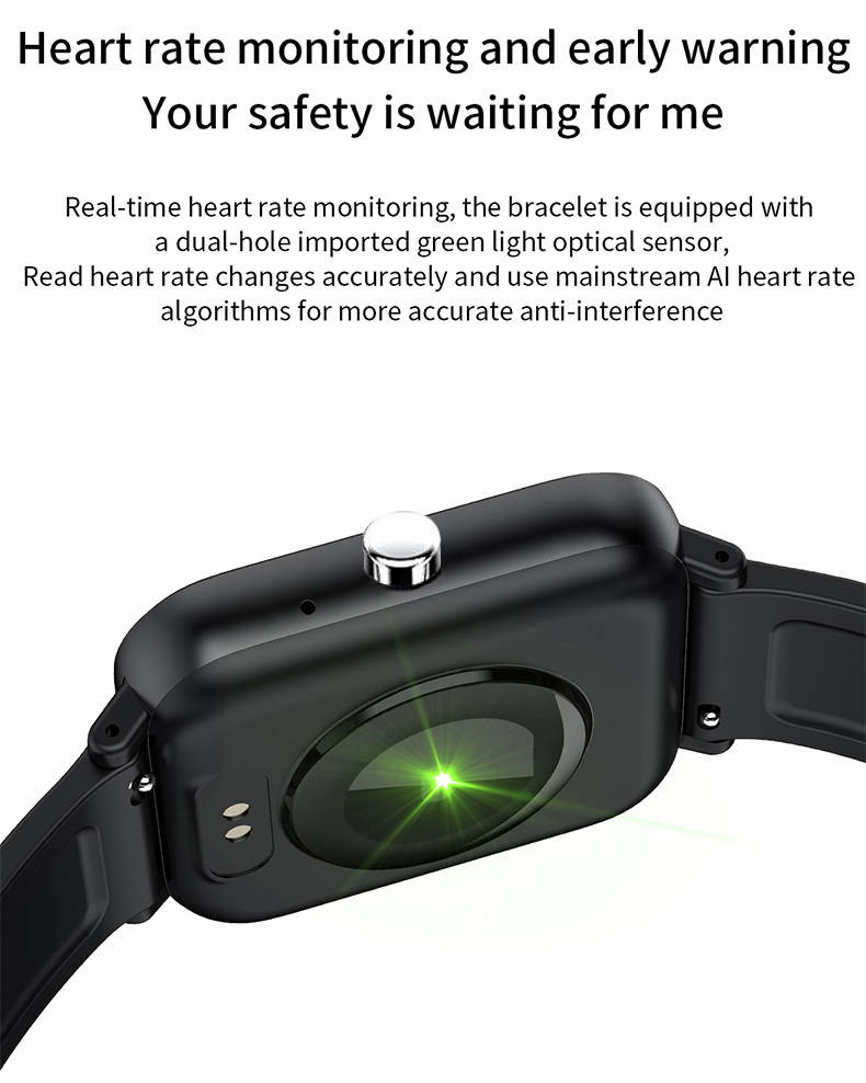 180mAh Bluetooth IOT Devices Fitness Smartwatch BT Music Calories Burn For Workout