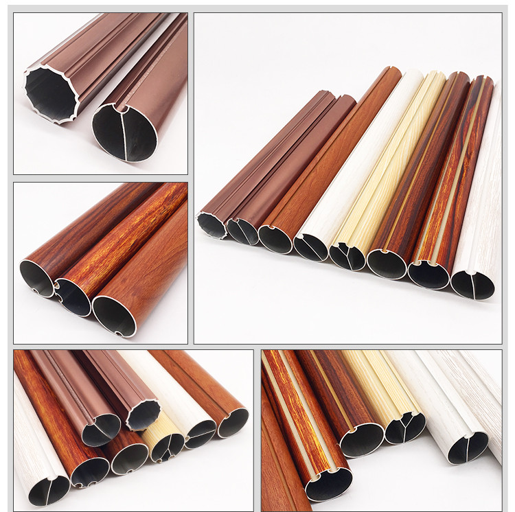 6000 Series Aluminium Ceiling Curtain Track 20mm Thickness Powdering Coating