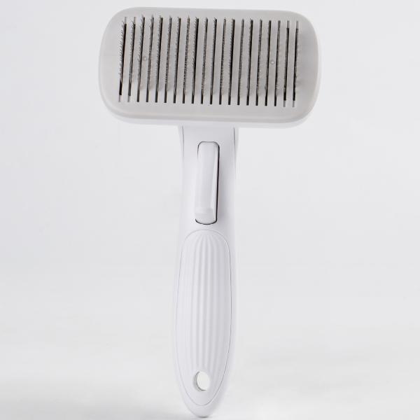 Au-To Pet Hair Remover Slicker Pet Shedding Brush Comb For Dog Cat BSCI Certification