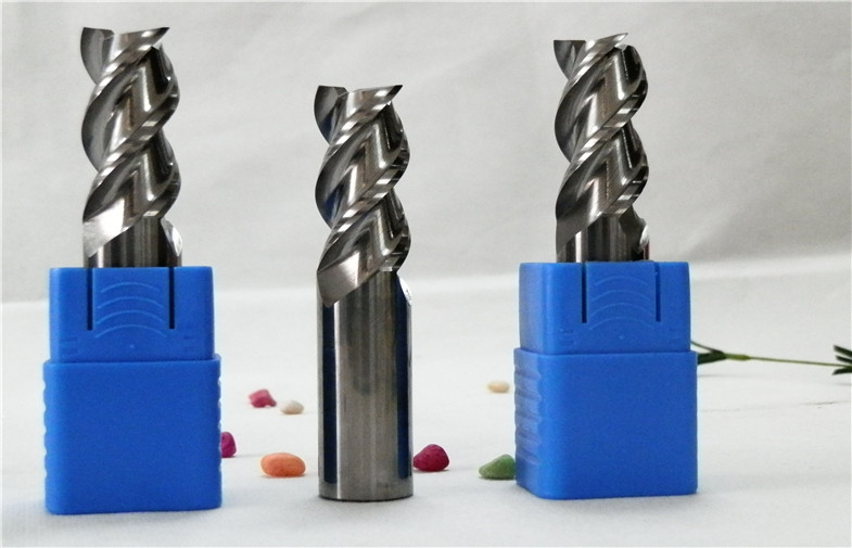 HRC50 End Mill For Hardened Steel , 20 mm 3 Flute Carbide End Mill