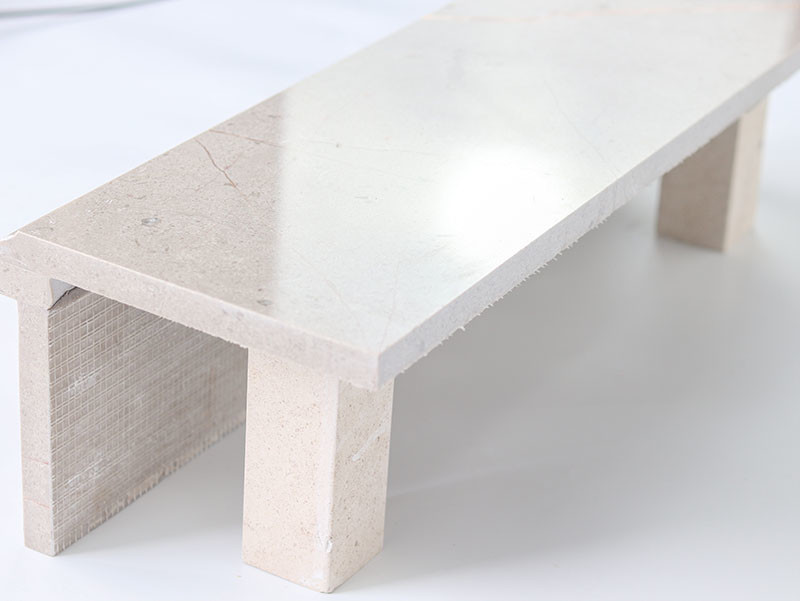 Acid Resistant Staircase Steps Tiles White Marble Indoor Outdoor