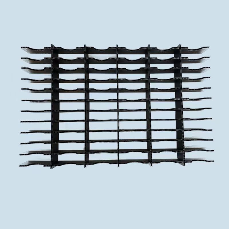 Corrugated Plastic Dividers Box PP Hollow Board Recycled Multi Compartment Storage Box