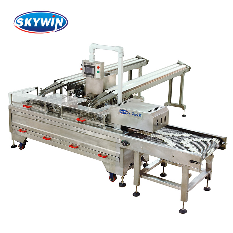 SIEMENS Touch Screen Single Lane Cream Biscuit Machine Automatic