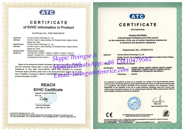 1000Mbps Ethernt PCI Express x4, Single Transmit Port Server NIC Cards