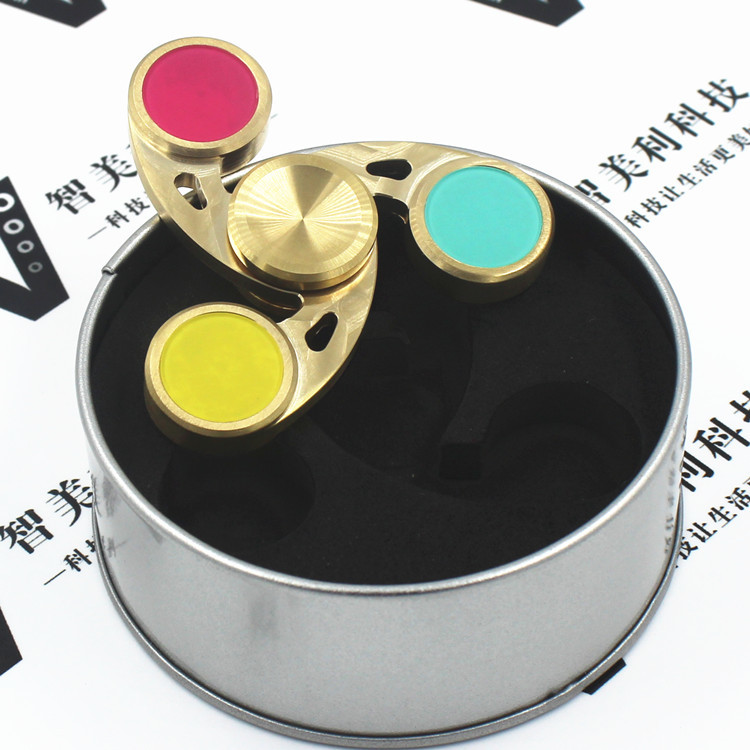 Micgeek new items brass rebuildable hand spinner Cyclone can spins for 5minutes