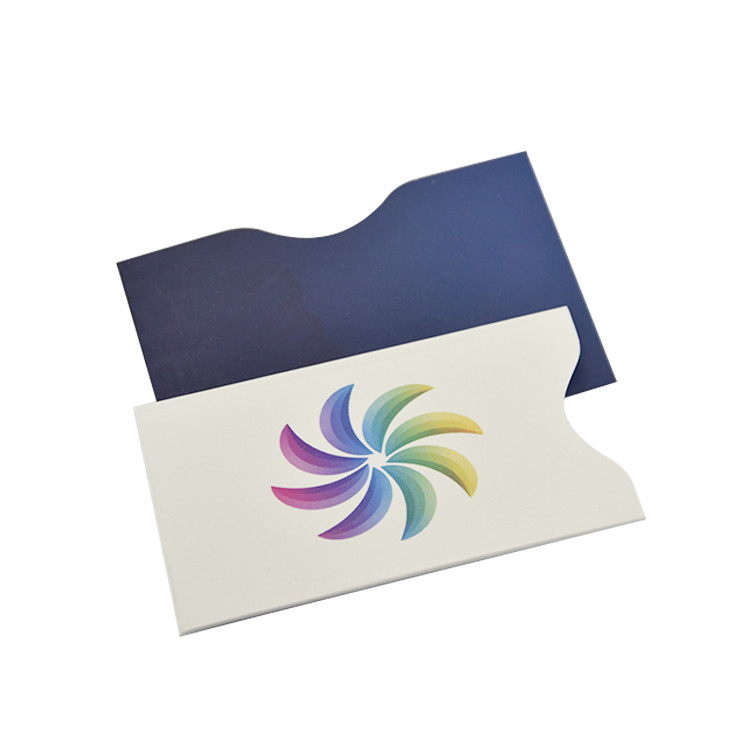 Printed RFID Blocking Aluminum Safety Sleeve / Credit Card Protector