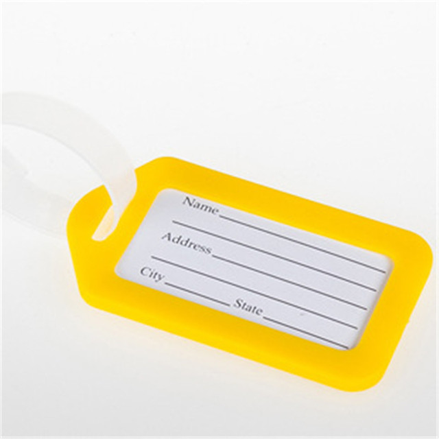 Suitcase Luggage Plastic PVC Card PP ABS With Paper Labels ODM