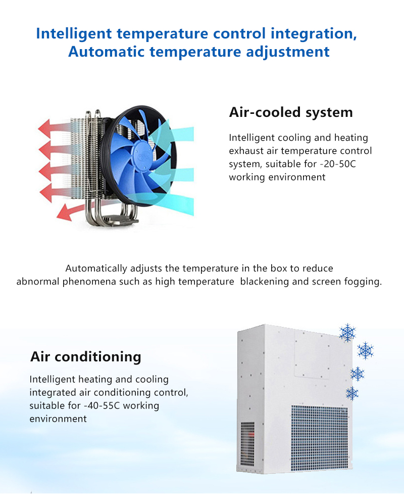 43" Waterproof Outdoor Digital Signage Display With 10-Point Capacitive Touch Screen