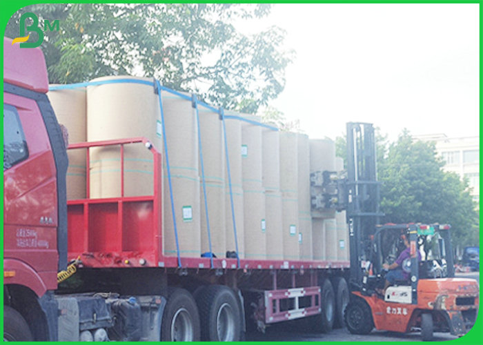 Good Stiffness 125gsm 150gsm Brown Kraft Medium Liner Paper For Corrugated Box 
