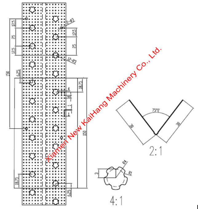 High Speed Metal Roof Ridge Cap Roll Forming Machine With Embossing/ Stiffener