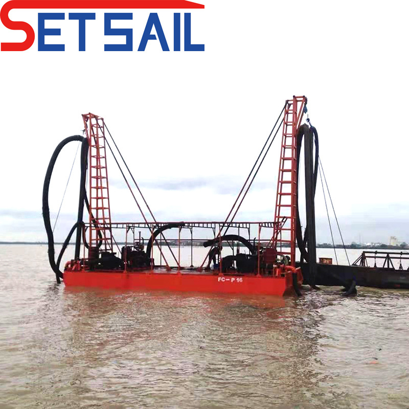 Set Sail Jet Suction Sand Dredging Ship for River Mud