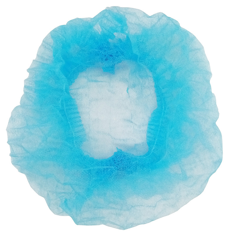 Disposable Bouffant Cap With Elastic Band , Pp Non Woven Disposable Surgeon Cap