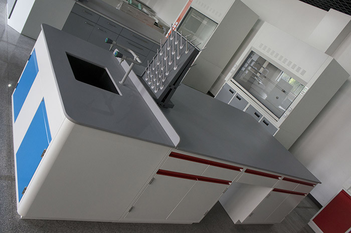Strong alkali resistance epoxy undermount sink 1.0 meter for testing centre