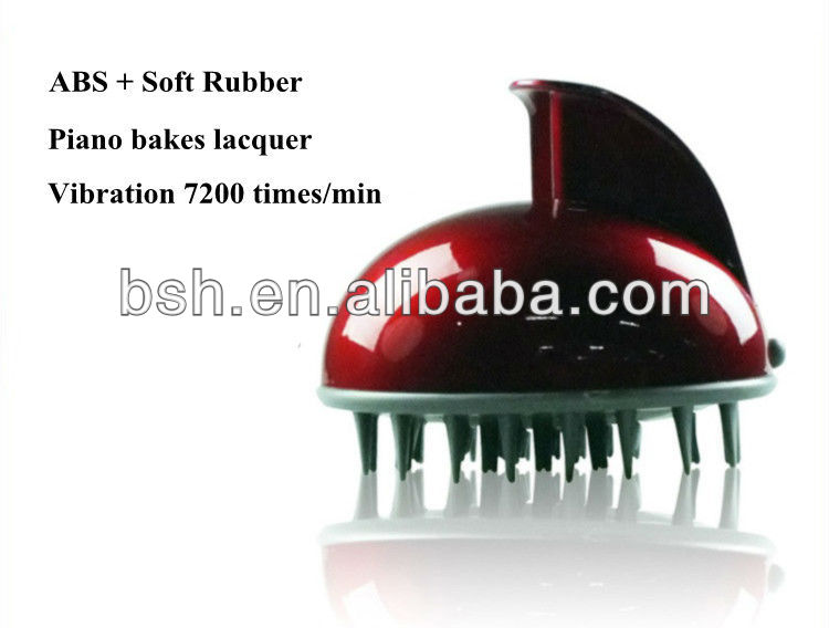 Anti Static Shower Scalp Massage Brush Soft Rubber Material Easy Operating