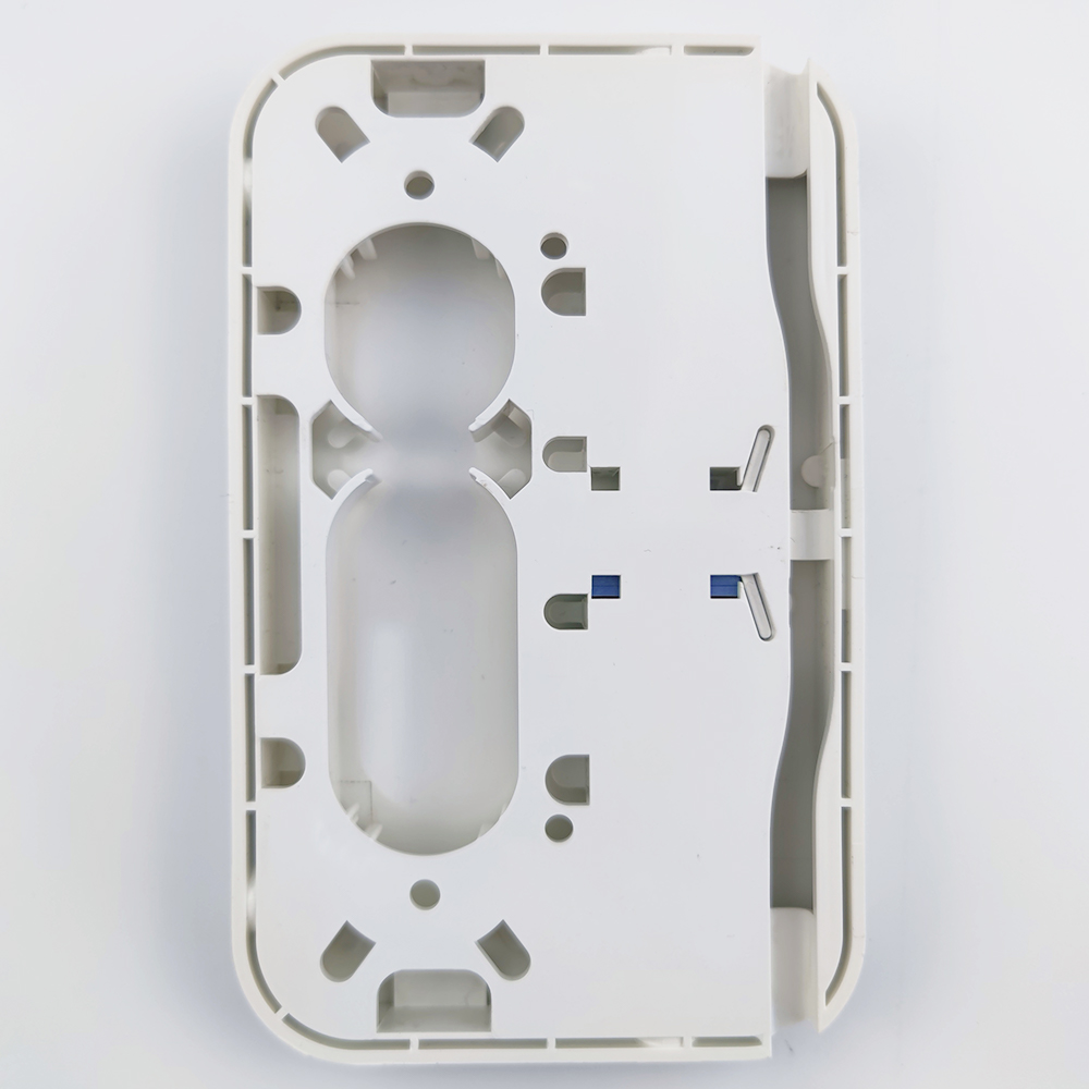 FTTH Network Applications Plastic Fiber Optic Faceplate Socket Panel for White Indoor