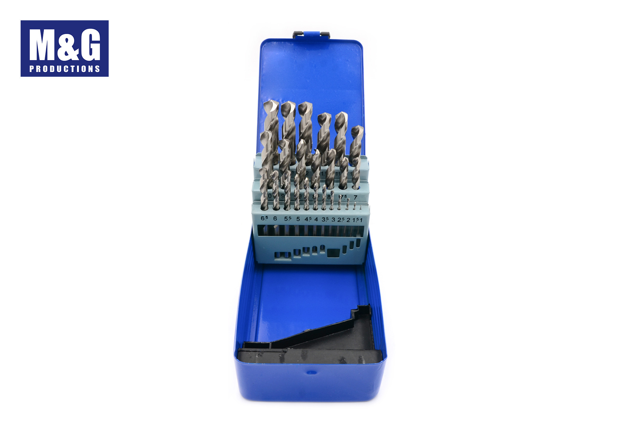 Drill Bits Set High Strength DIN338 25PCs Drill Bit Sets