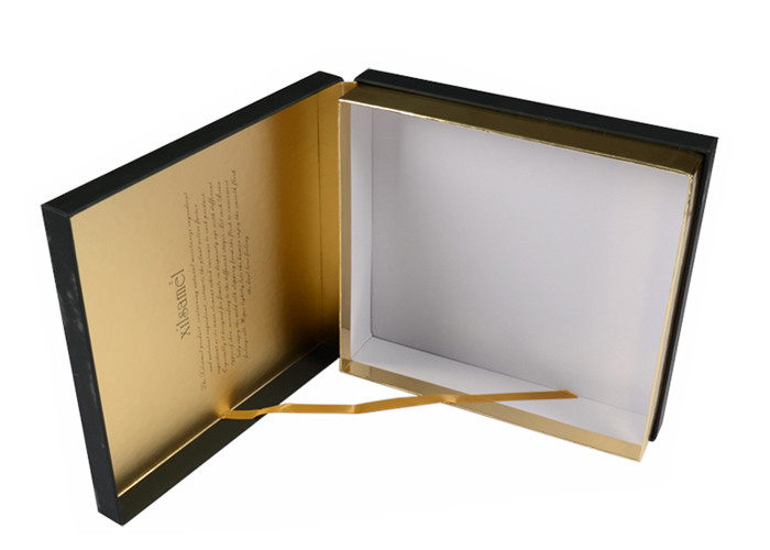 Drawer Style Lined Gift Boxes With Lids , Portable Gift Presentation Boxes