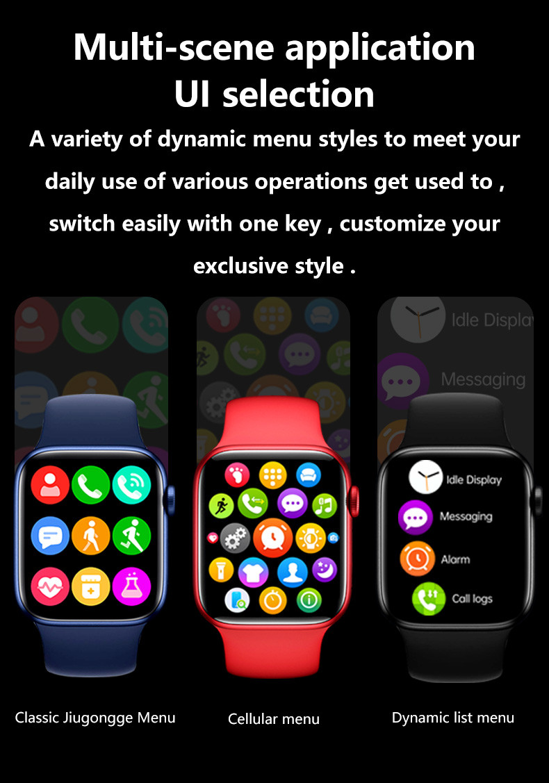 Game Smart Watches New Arrivals 2019 2021 T500+ Plus Smart Watch Time Weather Forecast I Watch Series 6 Smartwatch T500+
