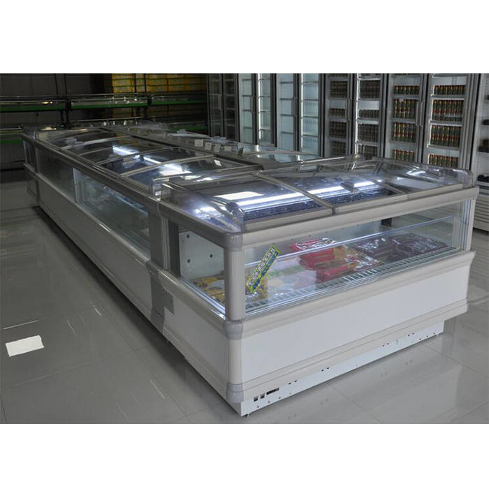 R404A Supermarket Island Freezer