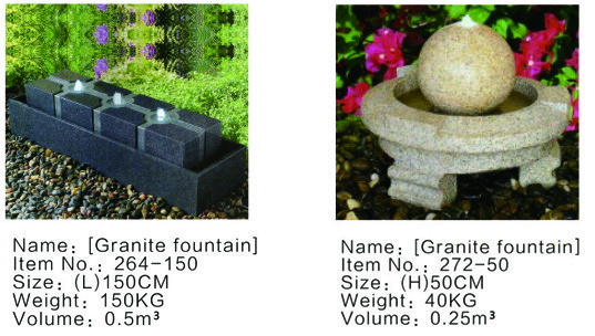 Outdoor Cast Stone Garden Fountains Decorative High Grade Nontoxic Multi Style
